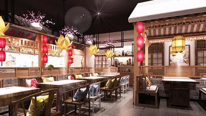 北京筋筋春餅特色中餐廳設計