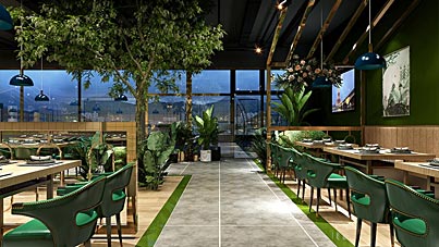 嗨道高檔中餐廳裝修設計