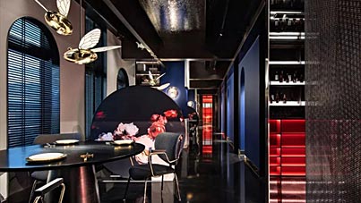 花禾牛浦東店豪華中餐廳設計