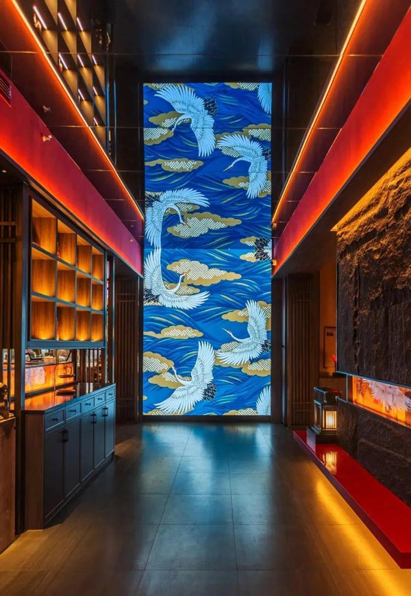 臨海仙餐廳走廊設計