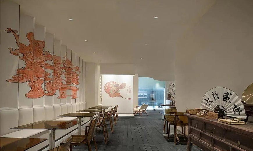 北角餐廳地面設計