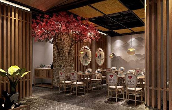 布局端莊的古典餐廳設(shè)計(jì)，格調(diào)古典美