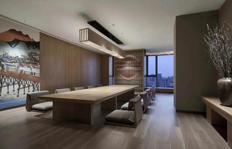 日本四葉料理高檔西餐廳空間設計-1