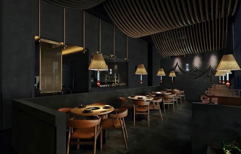潤小館椰子雞主題中餐廳裝修設計-5