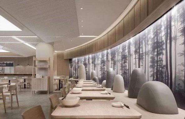 北京XiXi面館中式中餐廳設計