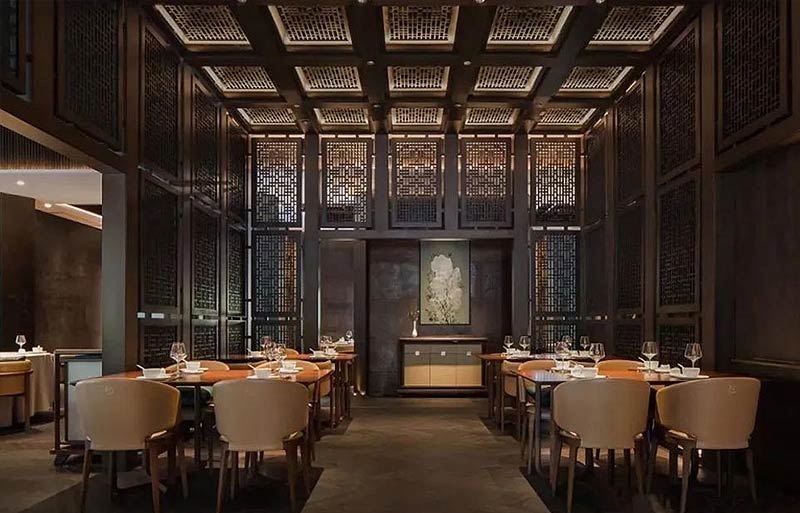 山居榮府大型餐廳飯店裝修設(shè)計-4