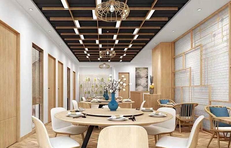 老鄧家餃子館中餐廳設計布局