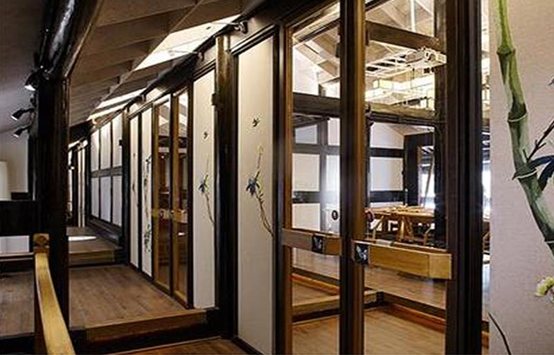 來怡中餐廳走道設計