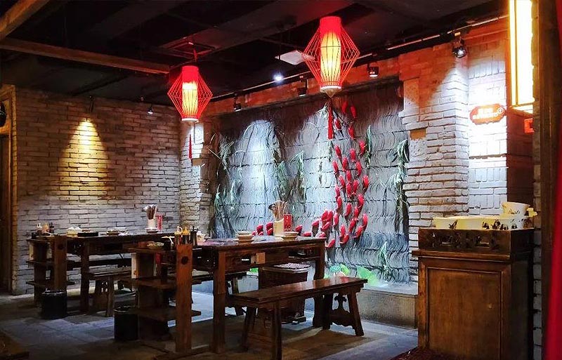 小龍坎農(nóng)家火鍋店設(shè)計(jì)