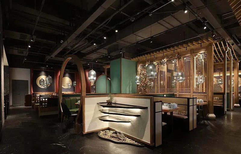 鐵瓷涮肉新中式火鍋店設計