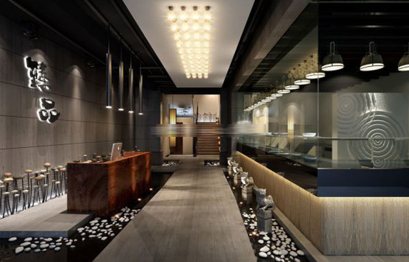 臻品全套火鍋店設計