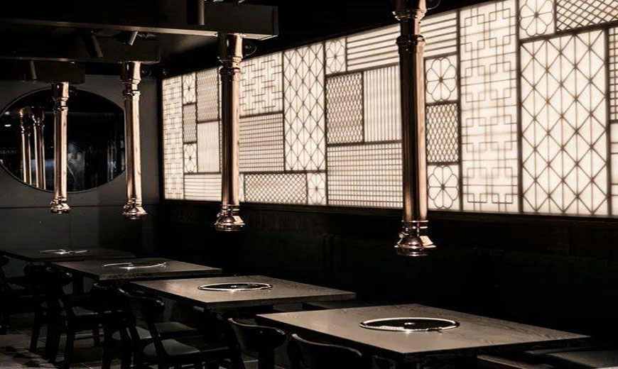 西風自助燒烤店設計裝修